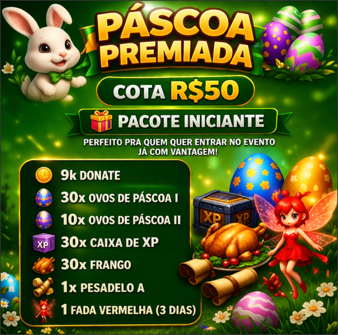 🟢 Pacote Iniciante – R$50